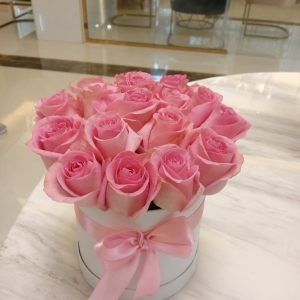 Pink Roses in Box